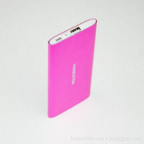 battery power bank with metal case and polymer battery for promotional gift